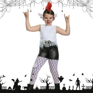 NWOT Child's M Trolls World Tour Barb Halloween Costume